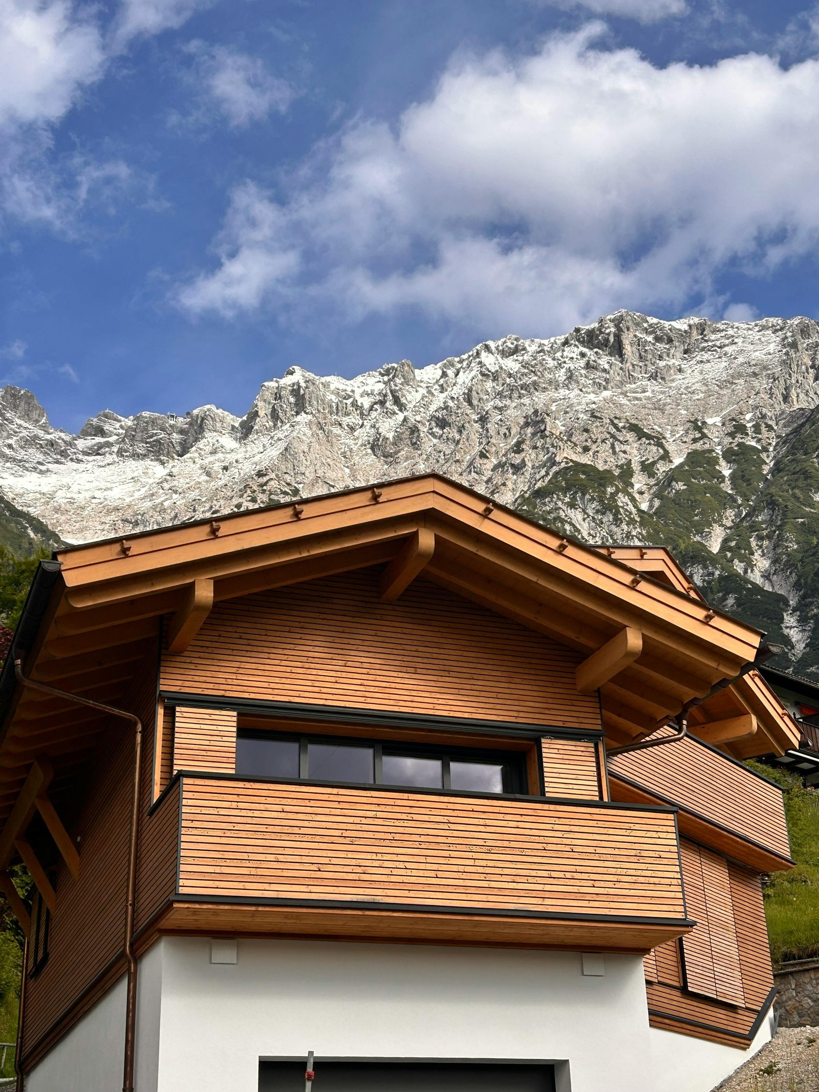 Luxury alpine lodge with panoramic mountain views in Switzerland
